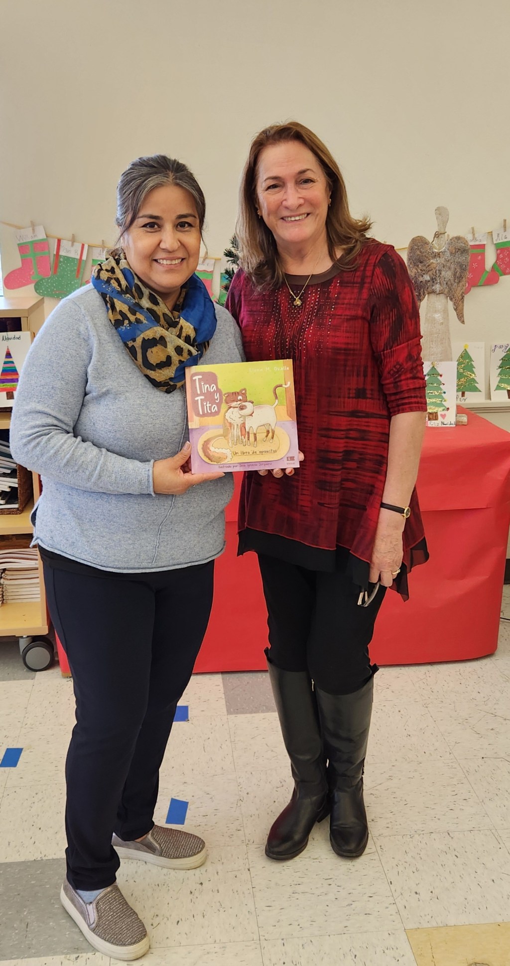 La autora presentando su libro en&nbsp;Texas