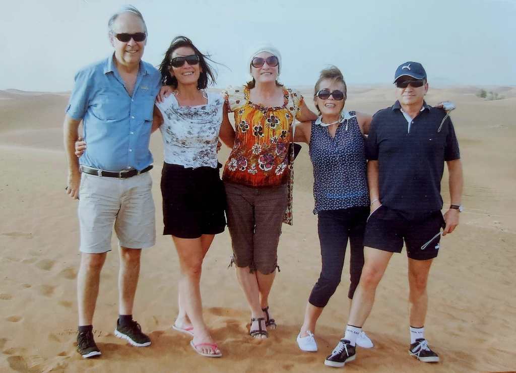 En Dubai, Emiratos Arabes, junto a mi&nbsp;familia